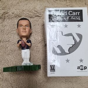 New In Box David Carr Bobbing with Box, Resin, Collectable, NfL, Football